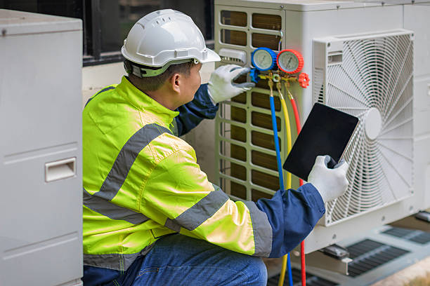 Professional Hvac technician working in Botkins, OH